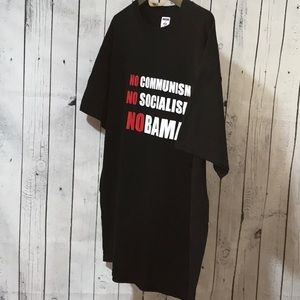 No Communism No Socialism NOBAMA political president T-Shirt